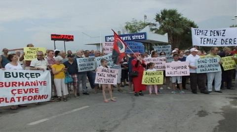 Burhaniyeliler Derelerin Kirliliğine İsyan Etti
