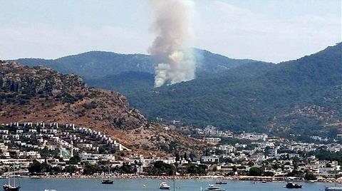 Bodrum'da Orman Yangını