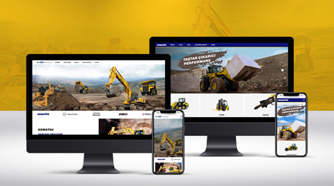 Komatsu ve Temsa İş Makinaları'nın Web Siteleri Yenilendi