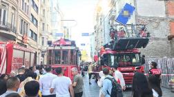 Beyoğlu'nda Nostaljik Tramvayın Elektrik Kablosu Koptu