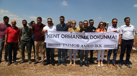 TMMOB Diyarbakır İKK: Kent Ormanı Kararı Durdurulsun