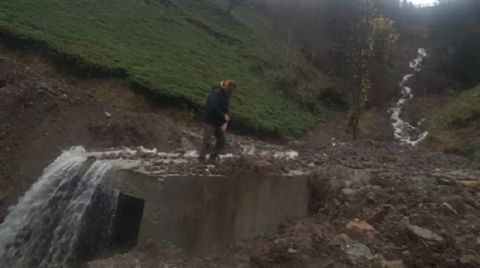 Heyelan Bölgesine Katı Atık Tesisi