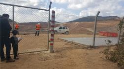 Kaz Dağları'nda Maden Sahası Girişine Beton Döküldü