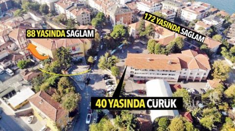 172 Yıllık Bina Sağlam, Yeni Bina Hasarlı