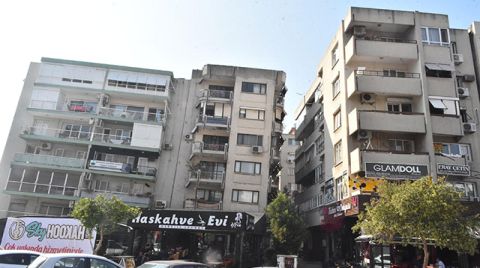 İzmir'de Yatık Duran Binalar için Tahliye Tebligatı