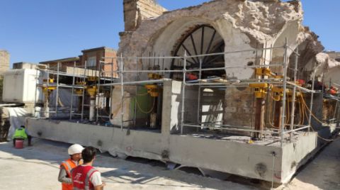 Hasankeyf'teki Son Eserin Taşınma Hazırlığı Tamamlandı