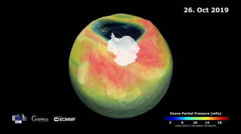 Ozon Deliği İnsani Çabalardan Çok, Doğal Yollarla Küçüldü