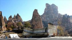 Kapadokya'daki Baraka Tarzı 41 İş Yeri Yıkıldı