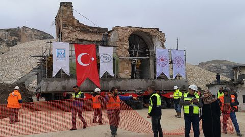 Hasankeyf'teki Son Eser Er-Rızk Camisi Taşınıyor