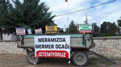 Tarım Arazisine Mermer Ocağı