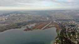 Kanal İstanbul Güzergahı Havadan Görüntülendi