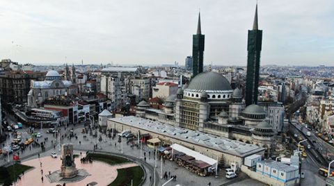 Taksim Camisi'nde Sona Yaklaşıldı