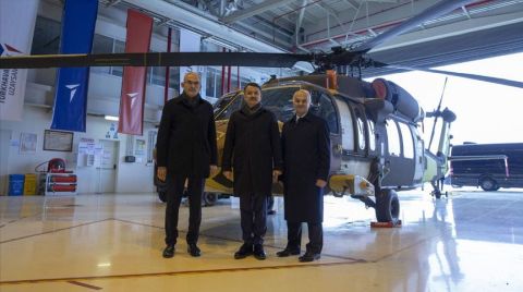 Orman Yangınlarıyla Mücadelede Yerli Helikopter Atağı