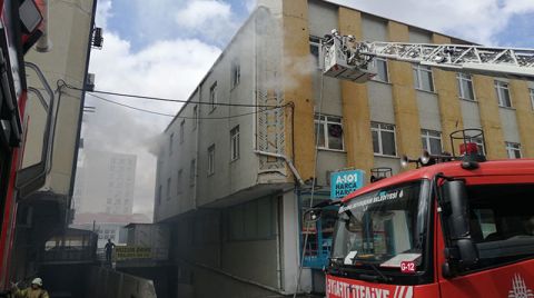Bağcılar'da Tekstil Atölyesinde Yangın