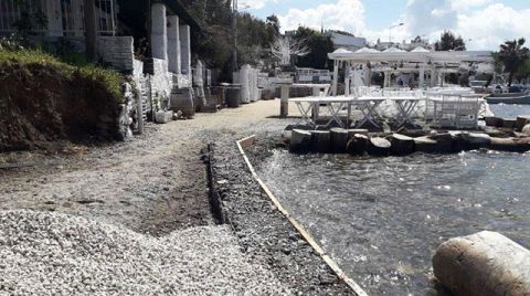 Antik Kentin Kıyısındaki Kaçak İnşaata Mühür