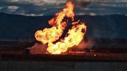 Ağrı'da Doğal Gaz Boru Hattında Patlama