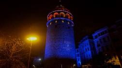 İstanbul'un Simge Yapıları Otizm Farkındalığı için Maviye Büründü