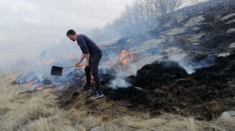 Ardahan'da Orman Yangını