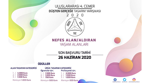 Uluslararası 4. Cemer Düşten Gerçeğe Tasarım Yarışması 2020 Uluslararası 4. Cemer Düşten Gerçeğe Tasarım Yarışması 2020