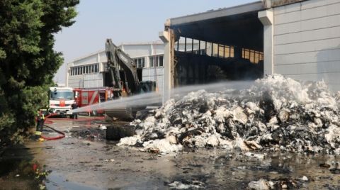 Kahramanmaraş’ta Tekstil Fabrikasında Yangın