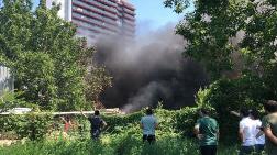 Bursa'da Fabrika Yangını