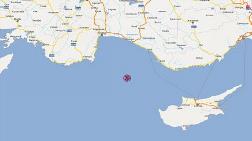 Akdeniz'de 4.0 Büyüklüğünde Deprem