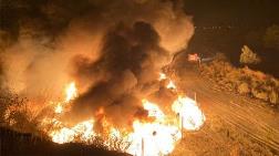 Arnavutköy'de Depo Yangını