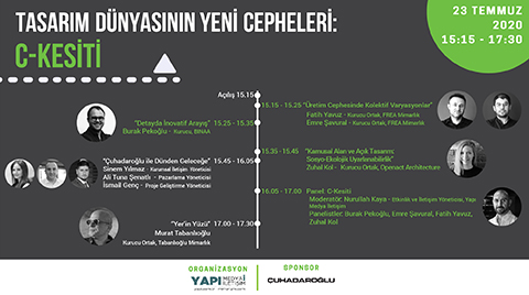 “Tasarım Dünyasının Yeni Cepheleri: C-Kesiti” Etkinliği Düzenlendi