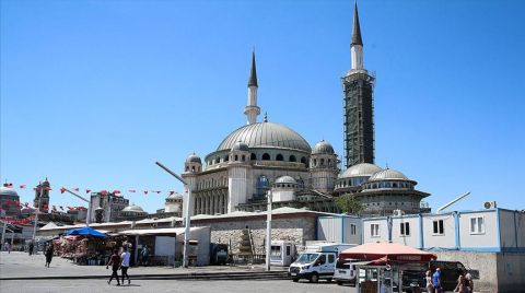 Taksim Camisinin Genel İşçiliğinin Yüzde 65'i Tamamlandı