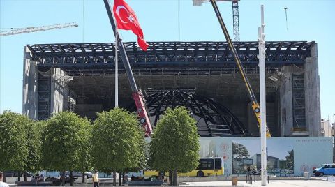 Yeni AKM İnşaatının Yüzde 57'si Tamamlandı