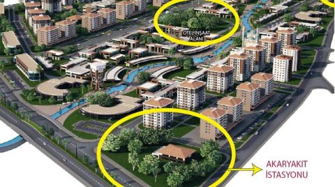 Yeşil Alan Yerine Otel ve Akaryakıt İstasyonu Yapıldı