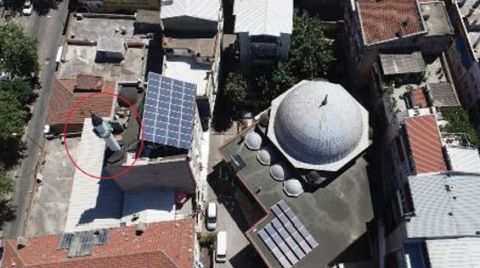 Caminin Minaresini Başka Binaya Yaptılar