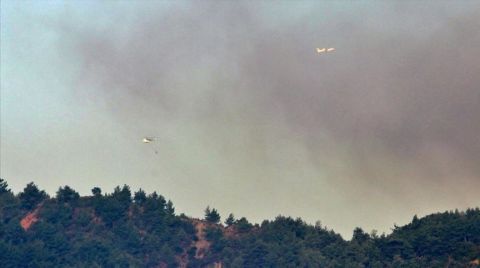 Hatay'daki Orman Yangını Devam Ediyor