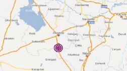 Aksaray'da 4.4 Büyüklüğünde Deprem