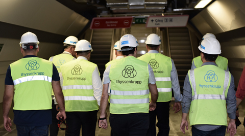 İstanbul Metrolarında thyssenkrupp Asansör Ürünleri Tercih Edildi