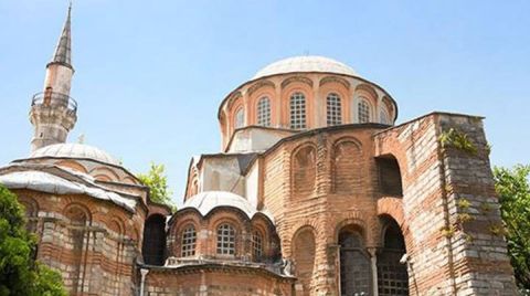 Camiye Çevrilen Kariye'de Fresk ve Mozaikler Kapatıldı