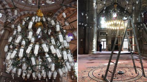 Laleli Camii'nde Ampul Tartışması