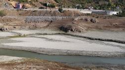 Torul Baraj Gölü'ndeki Kuraklık Dikkat Çekiyor