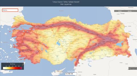 Bina Deprem Yönetmeliği, Harita ile Güncellenecek