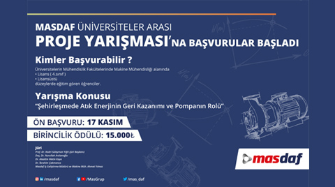 Masdaf Üniversiteler Arası Proje Yarışması Masdaf Üniversiteler Arası Proje Yarışması