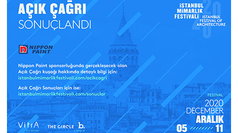 İstanbul Mimarlık Festivali 2020’nin Düzenlediği Açık Çağrı Sonuçlandı