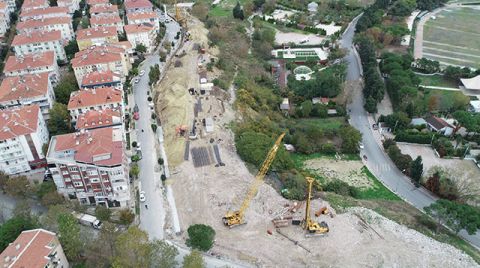 Avcılar’daki Yer Kaymasına Fore Kazıklı Önlem