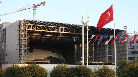 Yeni AKM İnşaatının Yüzde 78'i Tamamlandı