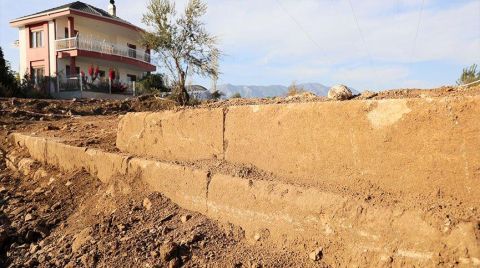 Yol Çalışmasında Tarihi Yapı Ortaya Çıktı