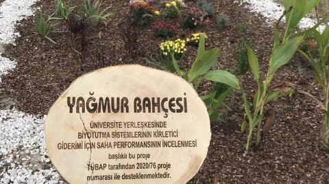 Trakya Üniversitesi Yerleşkelerinde Yağmur Bahçeleri Kuruldu