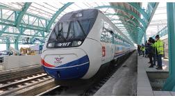 Yüksek Hızlı Tren İlk Kez Sivas Tren Garında