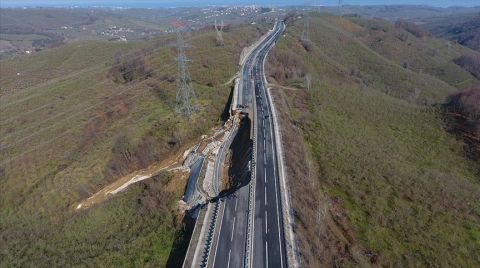 Batı Karadeniz Bağlantı Yolunda Çökme