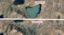 Gölleri Vuran Kuraklık, Uydu Fotoğraflarında