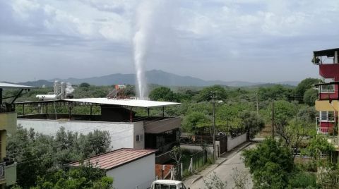 Jeotermal Borusu Patladı, ‘Dışarı Çıkmayın’ Uyarısı Yapıldı