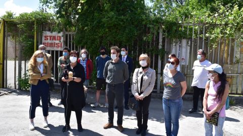 Meslek Örgütleri ve Vatandaşlar Cebeci Stadına Sahip Çıktı